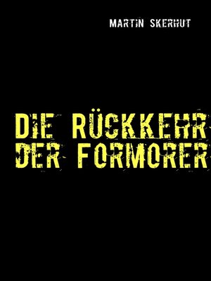 cover image of Die Rückkehr der Formorer